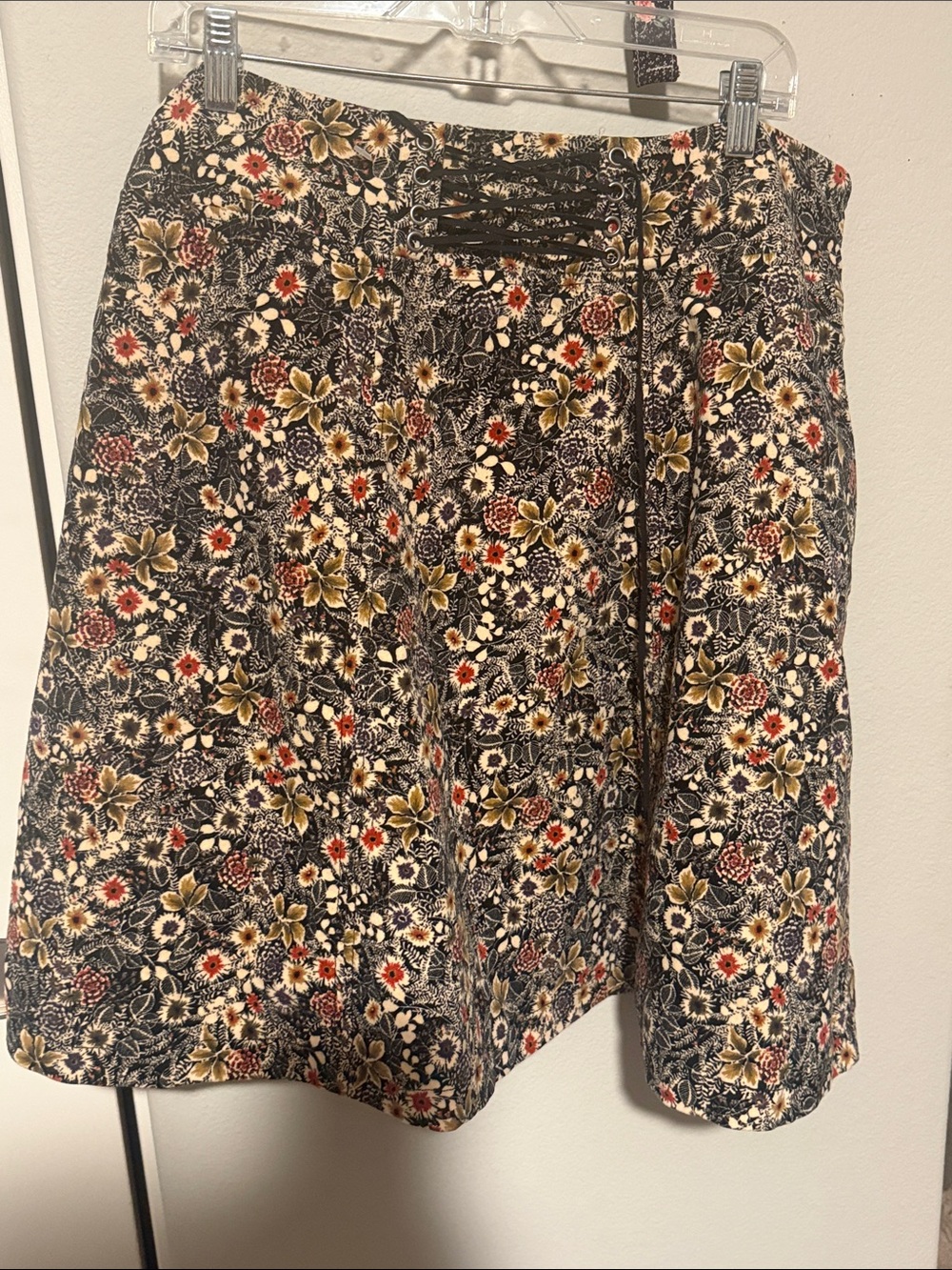 Boho Paisley A Line Flared Skirt